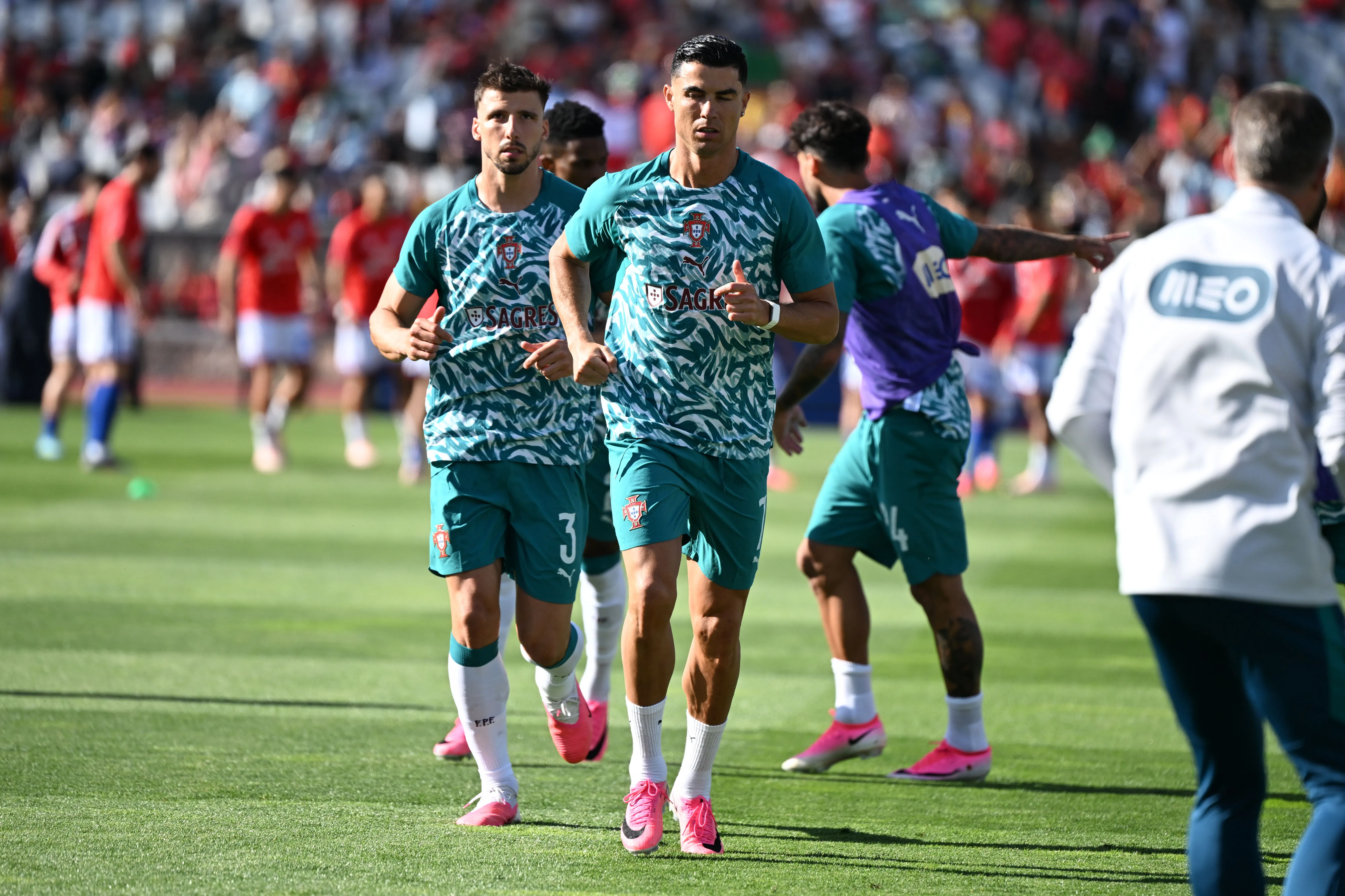 Cristiano Ronaldo fue la gran atracción del partido