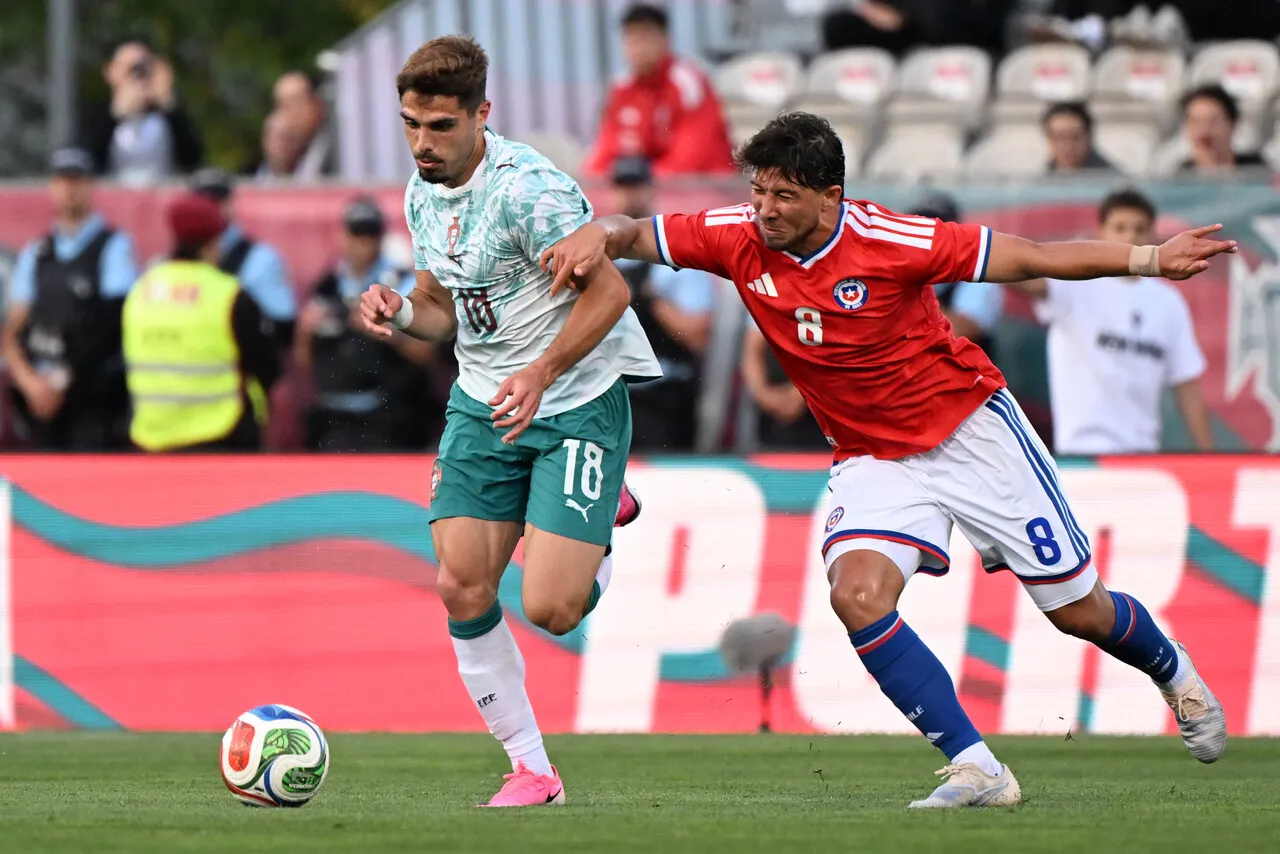 Portugal le pegó un baile a Chile. | Foto: Photosport