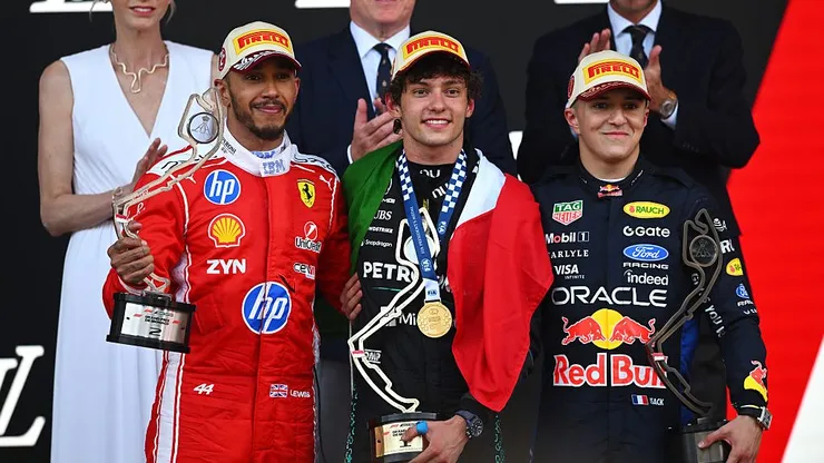 Kimi Antonelli gana el Gran Premio de Mónaco 2026. (Foto: Rudy Carezzevoli/Getty Images)