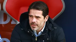 Fernando Gago tuvo un entrevero con Claudio Urrutia.