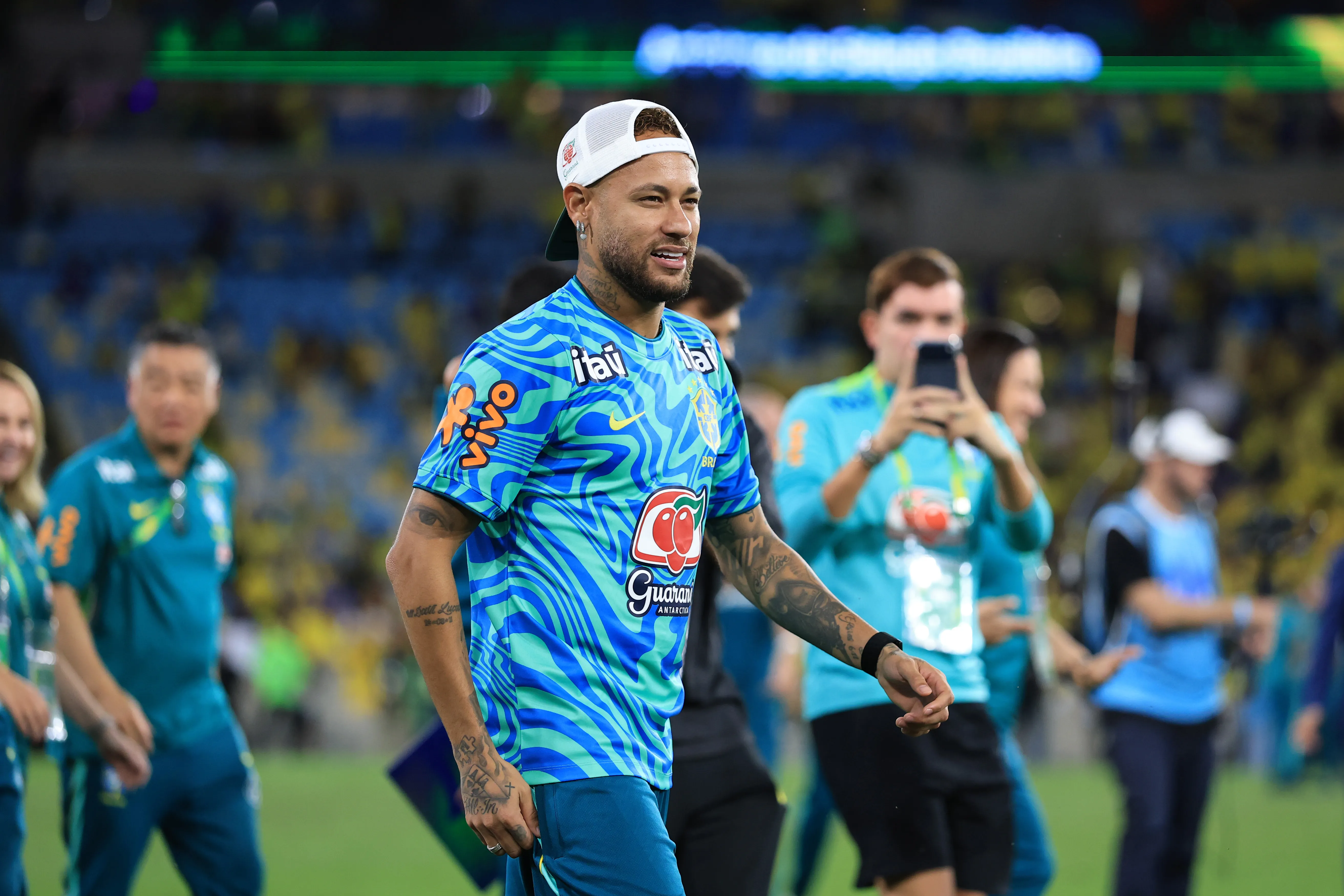 El actual futbolista del Santos vivirá su último Mundial | FOTO: Buda Mendes/Getty Images)