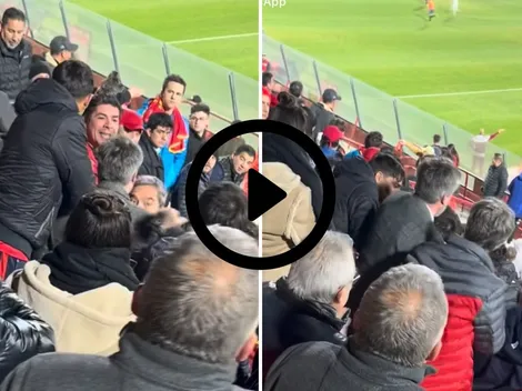 Violencia en el Ascenso: Registran golpiza de hinchas de U. Española a forofos de San Felipe