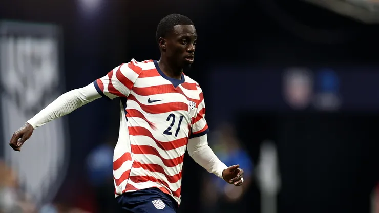 Timothy Weah no será del inicio ante los guaraníes (Photo by Jared C. Tilton/Getty Images)
