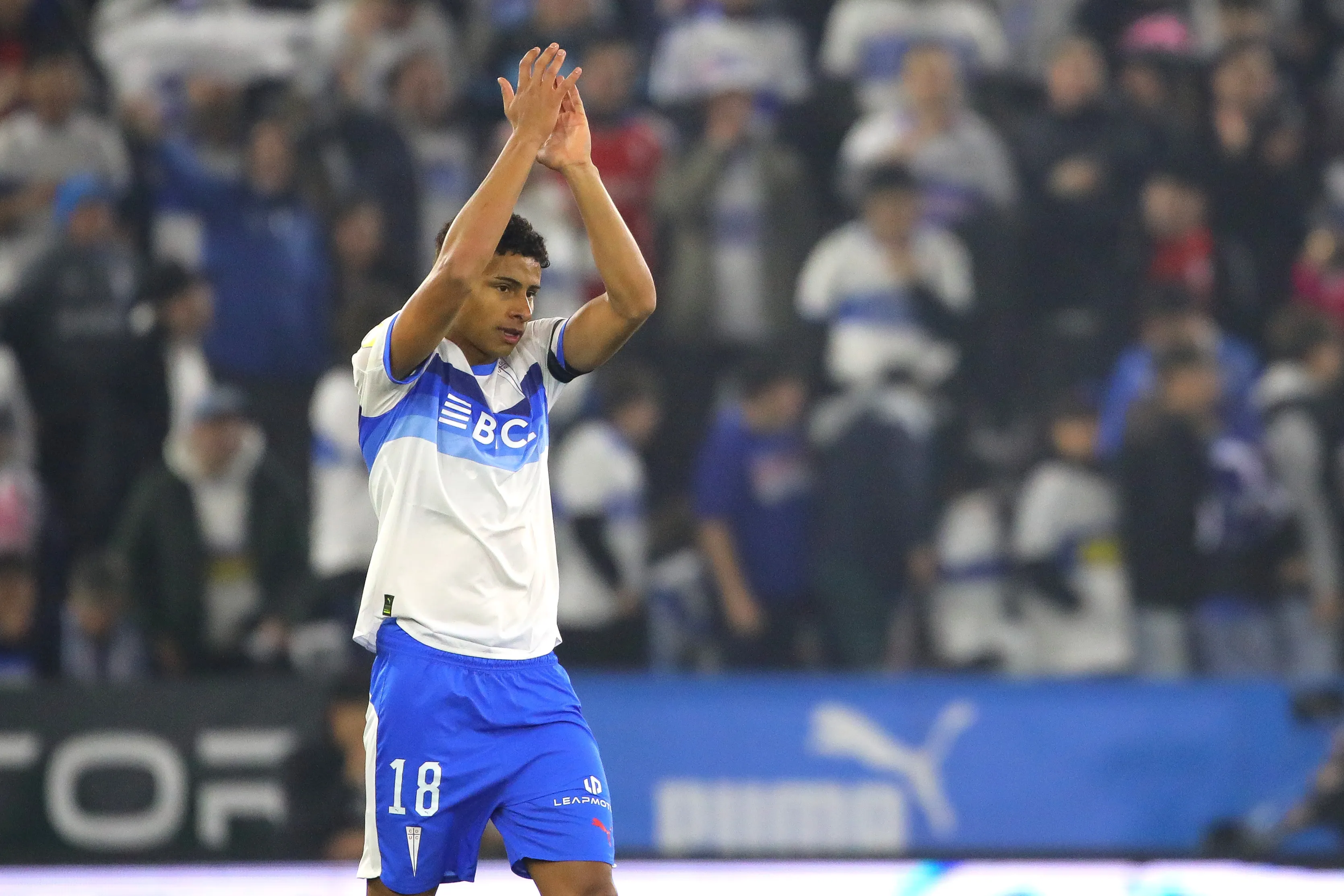 Juan Francisco Rossel trabaja en su renovación con Universidad Católica. (Imagen: Photosport)