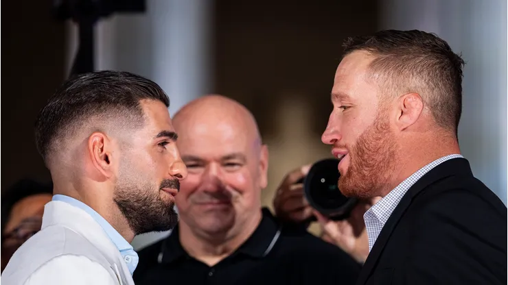 Ilia Topuria se mide ante Justin Gaethje por el cinturón de las 155 libras.