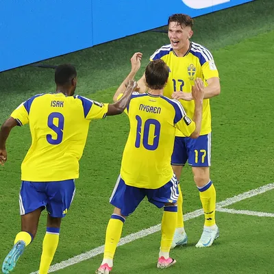 Los vikingos de Suecia pegaron el hachazo: golearon 5-1 a Túnez y son líderes del Grupo F