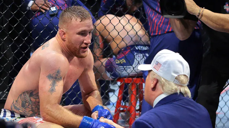 Justin Gaethje es nuevo campeón de las 155 libras (Photo by Chip Somodevilla/Getty Images)