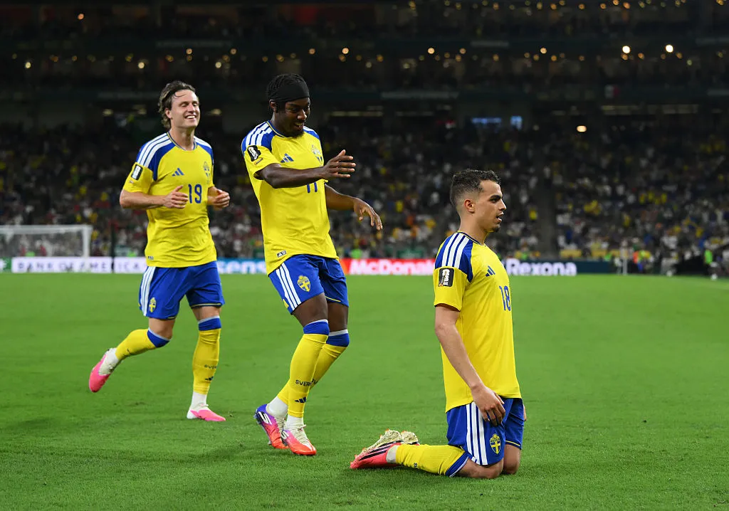 Suecia derrotó a Túnez por 5-1 y provocó la salida de su DT. | Foto: Getty Images