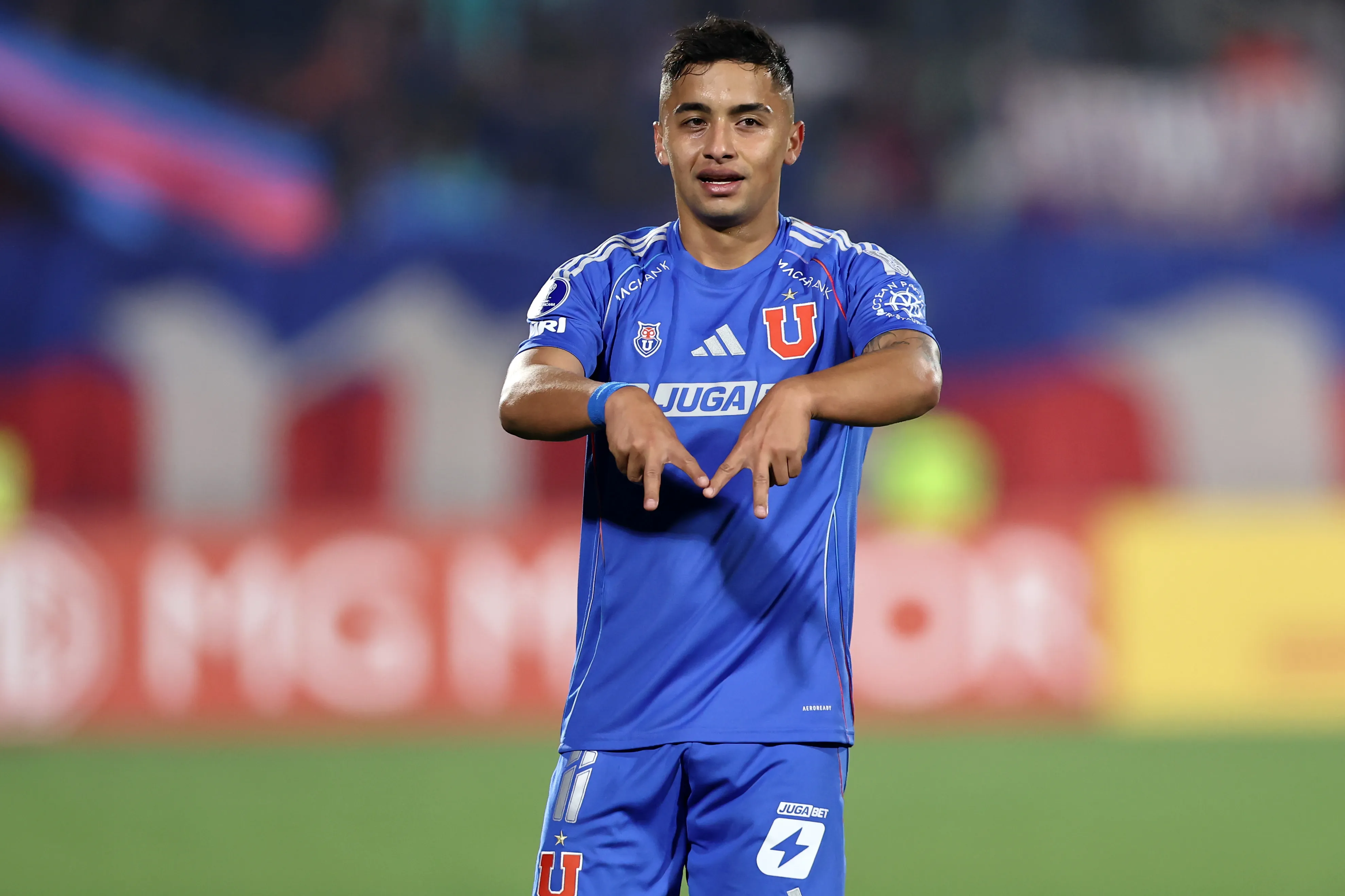 Nicolás Guerra estuvo en el último empate de Universidad de Chile. (Imagen: Photosport)