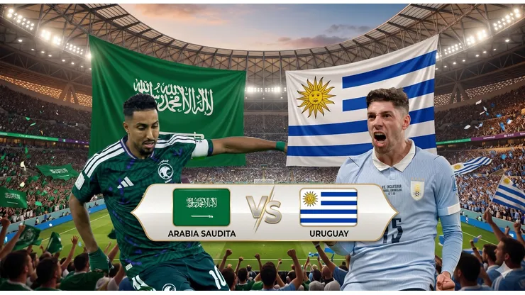 Uruguay hace su debut ante Arabia Saudita.