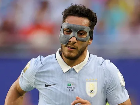 ¿Por qué Cáceres usó una máscara ante Arabia Saudita en el Mundial?