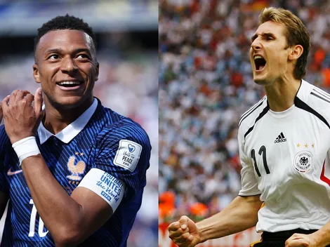¿Cuántos goles le faltan a Mbappé para alcanzar a Klose? Así va el ranking