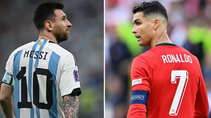Lionel Messi y Cristiano Ronaldo en su último Mundial