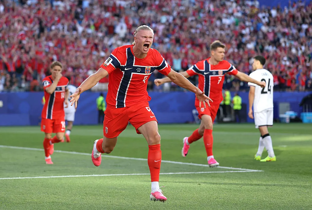 Haaland brilló en el estreno de Noruega en el Mundial 2026 (Photo by Justin Setterfield/Getty Images)