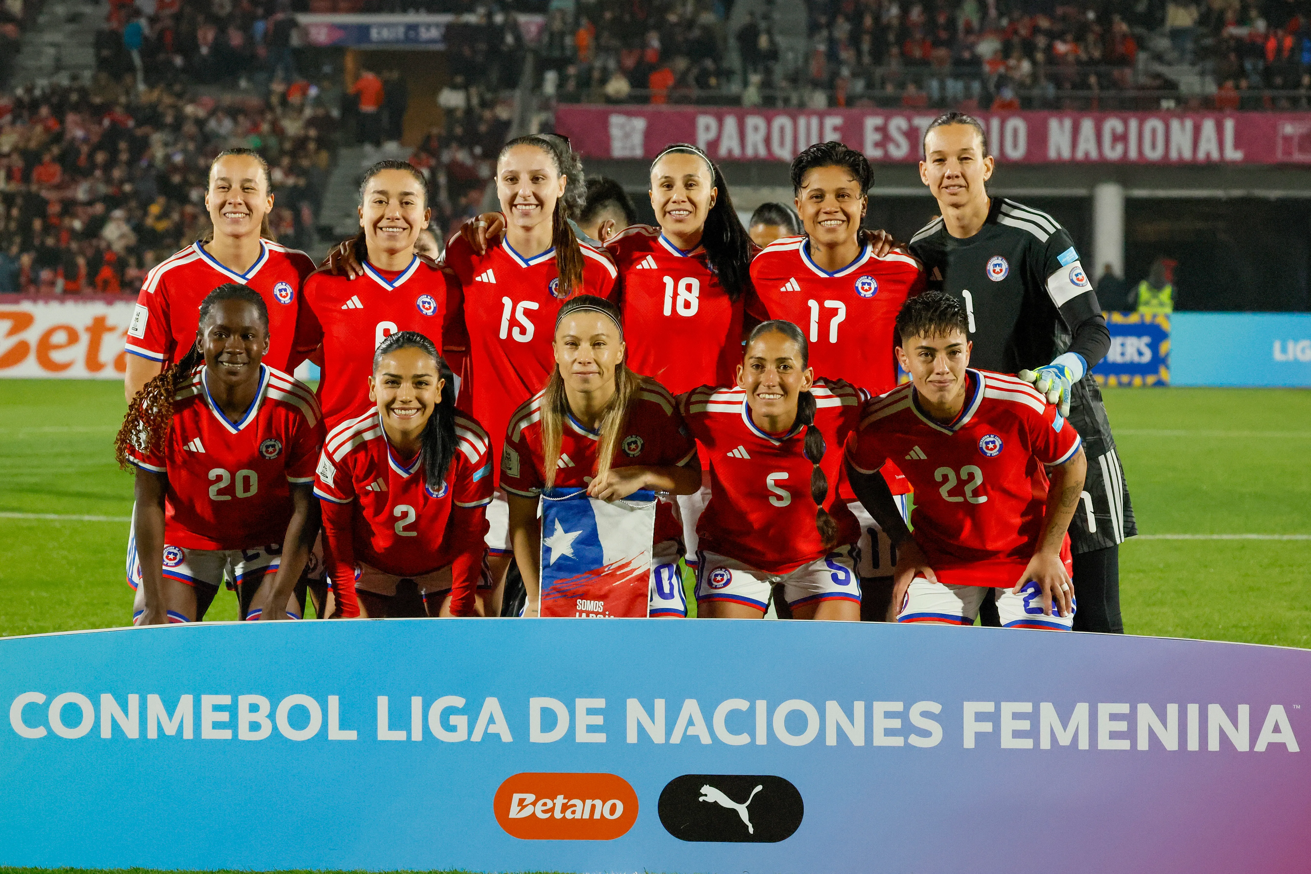 La Selección Chilena tiene el récord de público en el fútbol femenino. (Foto: Andrés Piña/Photosport)