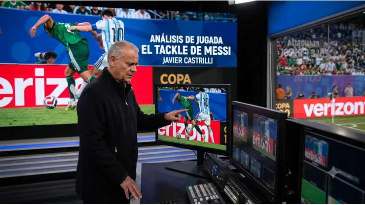 Javier Castrilli analiza la jugada de tarjeta roja de Lionel Messi.
