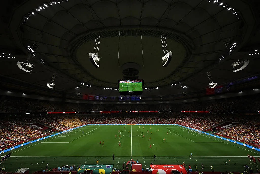 En este estadio debuta el árbitro chileno Cristián Garay en el Mundial 2026. (Foto: Richard Heathcote/Getty Images)