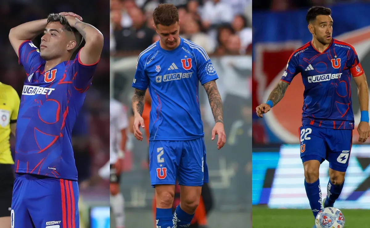 Por qué no juegan Lucas Assadi, Franco Calderón y Matías Zaldivia en U.de Chile vs. O’Higgins por la Liga de Primera 2026