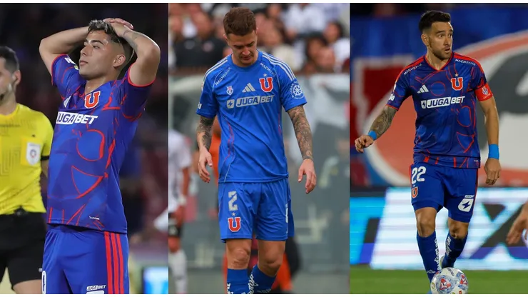 Por qué no juegan Assadi, Calderón y Zaldivia en la U vs. O'Higgins