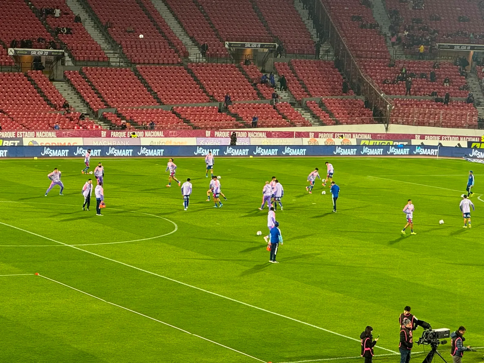 Universidad de Chile se prepara para enfrentar a O'Higgins.