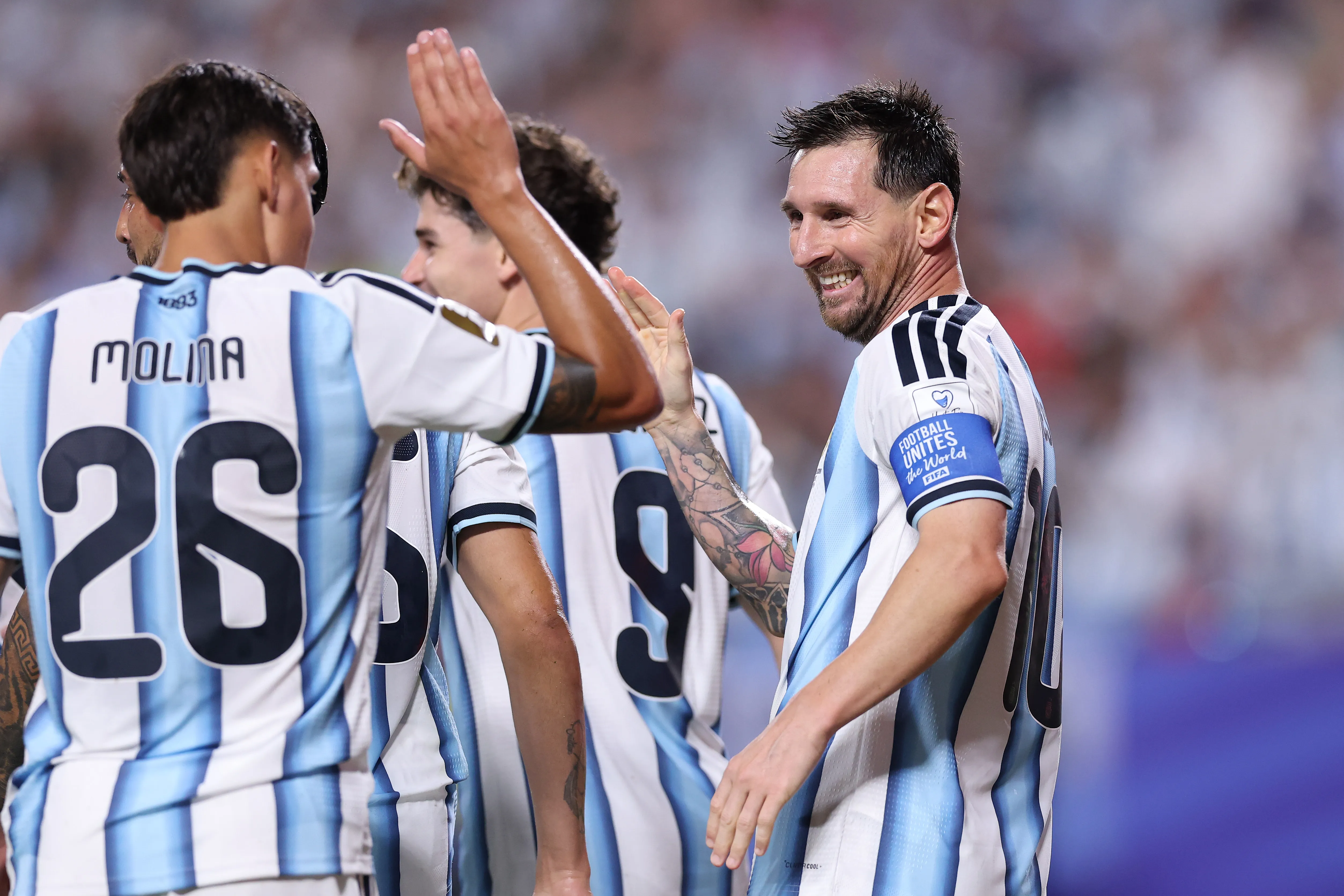 Messi deslumbró al mundo con sus tres goles en el Mundial 2026 | FOTO: Michael Steele/Getty Images