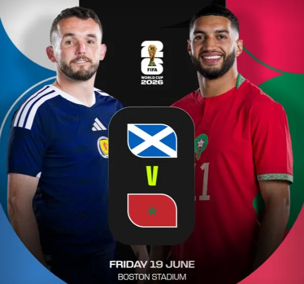Escocia y Marruecan juegan hoy por el Mundial 2026 | Foto: X (Ex Twitter)