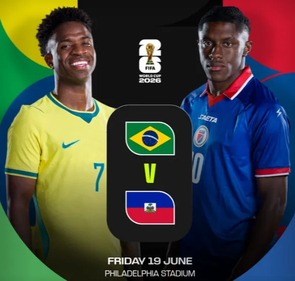 Brasil y Haití juegan hoy por el Mundial 2026 | Foto: X (Ex Twitter)