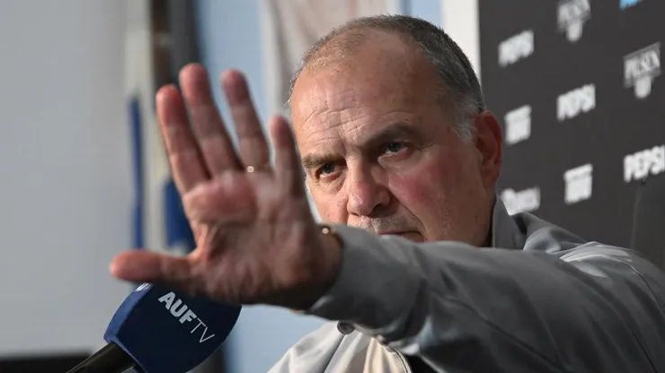 El "Loco" se roba las miradas de la prensa mundial. (Photo by Guillermo Legaria/Getty Images)