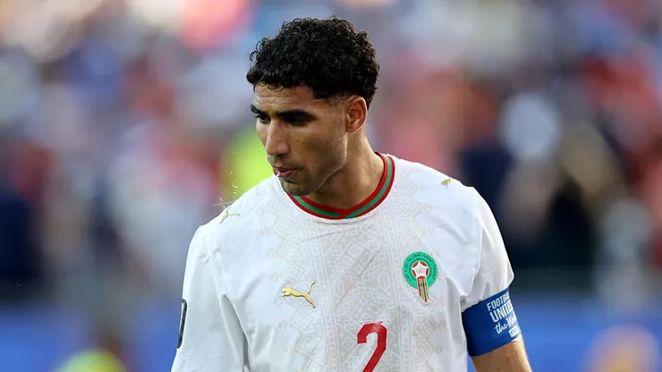 Achraf Hakimi fue titular en Marruecos vs. Escocia. (Foto: Buda Mendes/Getty Images)