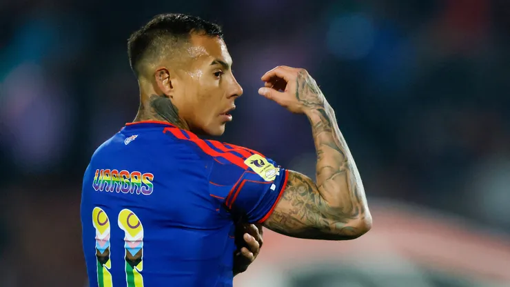 Eduardo Vargas perdió la paciencia en Universidad de Chile.