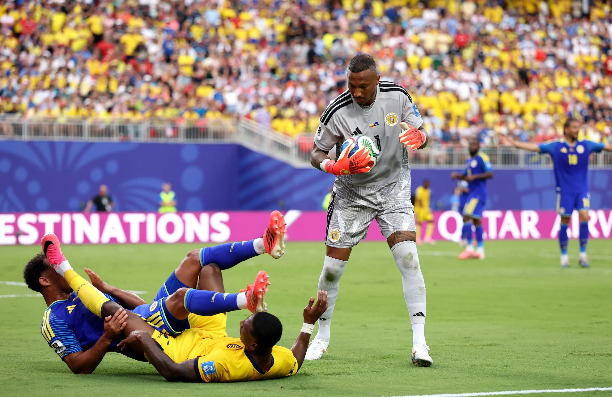 Eloy Room fue la gran figura del partido.