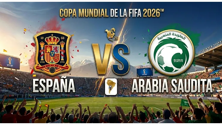 España obligada a ganarle a Arabia Saudita.