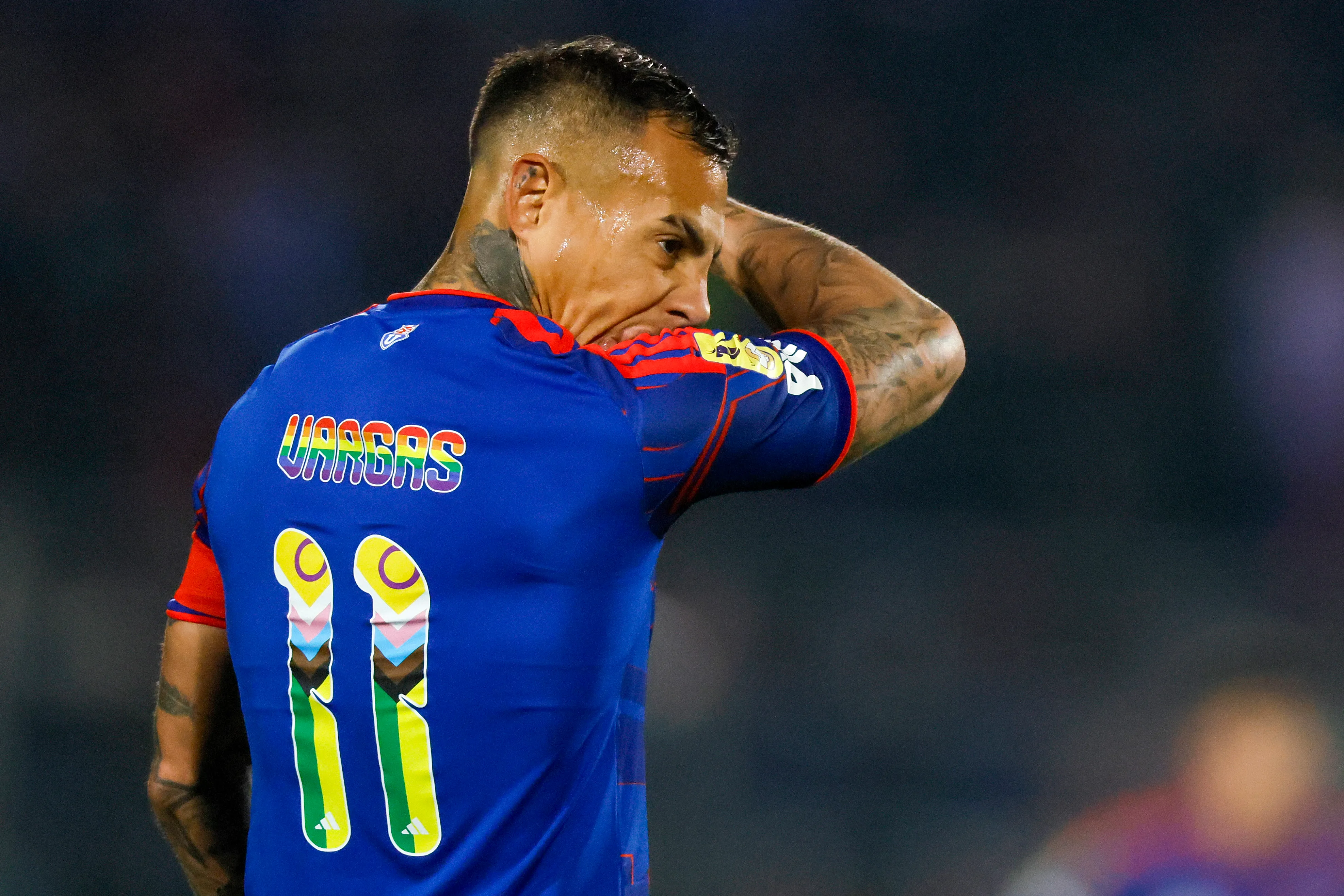 Eduardo Vargas estará algunas semanas fueras de las canchas | FOTO: Andres Pina/Photosport