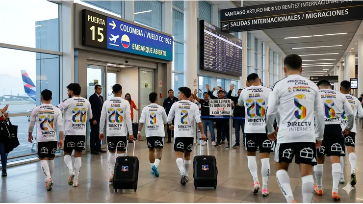 En Colo Colo se alistan para viajar a Colombia. (Foto: Photosport/IA)