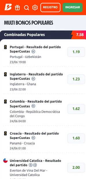 SuperCuotas, en Betano para el mes de Julio