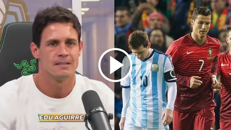 ¡Video! En El Chiringuito reaccionan al doblete de CR7 y encienden el debate con Messi