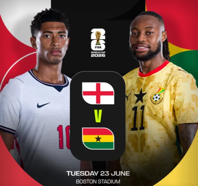 Inglaterra y Ghanajuegan hoy por el Mundial 2026 | Foto: X (Ex Twitter)
