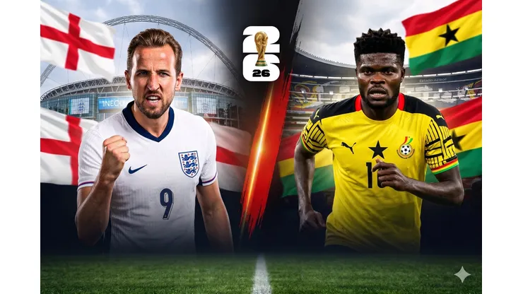 Inglaterra choca con Ghana en el Mundial 2026.