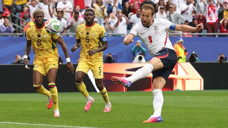 Harry Kane no pudo romper el cerrojo de Ghana. (Foto: Richard Pelham/Getty Images)