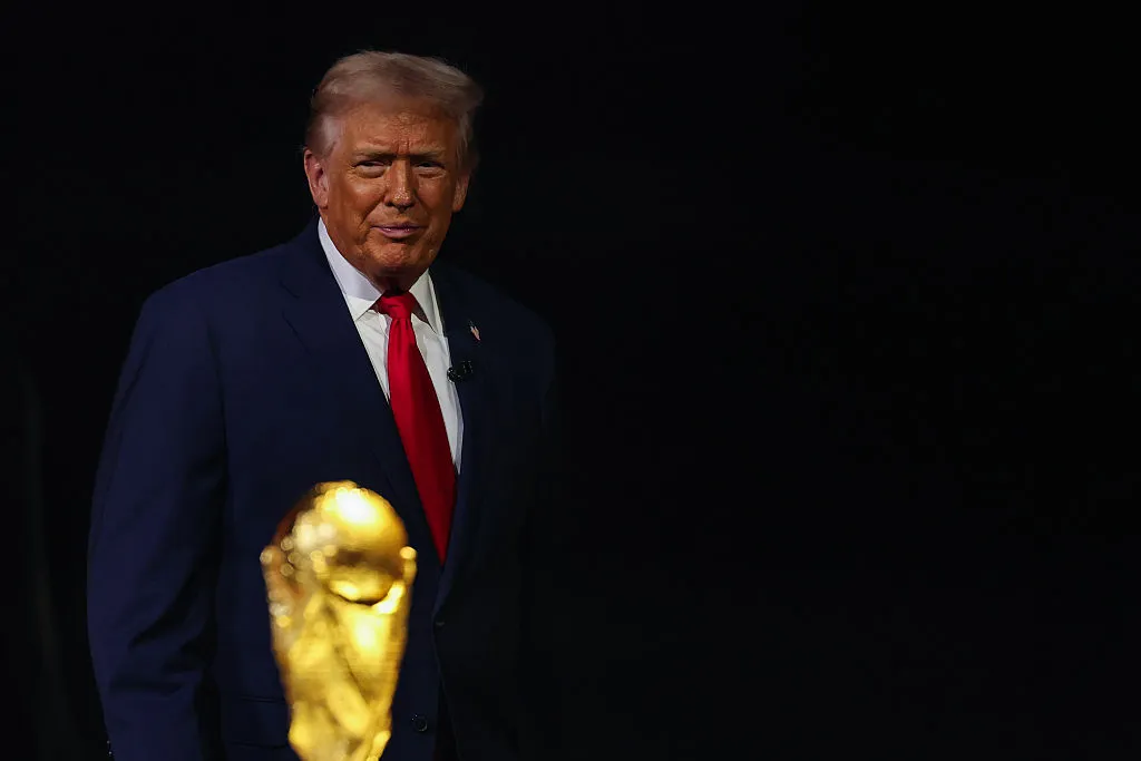 Donald Trump estará encargado de entregar el trofeo al nuevo campeón del mundo (Photo by Patrick Smith/Getty Images)