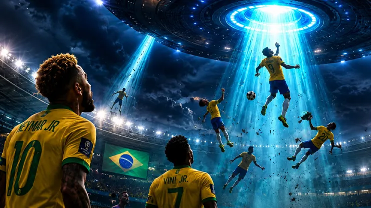 Aseguran que habrá una invasión alienígena en pleno partido de Brasil vs. Escocia.