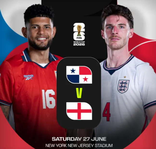 Inglaterra y Panamá se miden hoy en el Mundial 2026 | FOTO: X (Ex Twitter)
