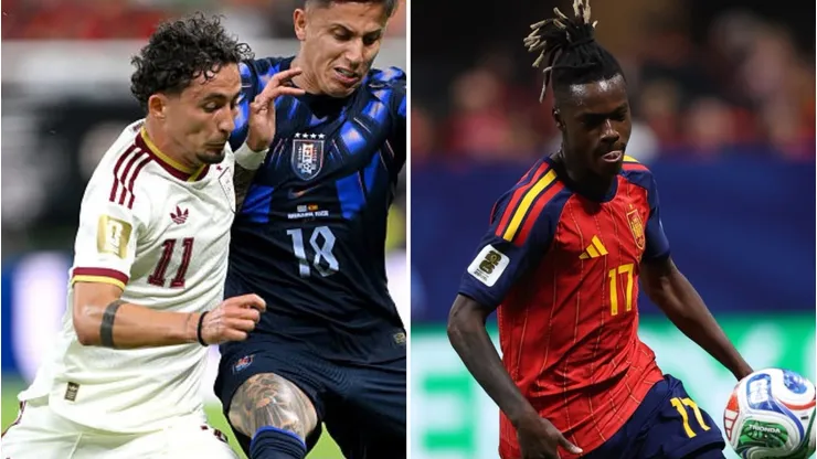 En España hablaron de la situación de Yéremy Pino y Nico Williams