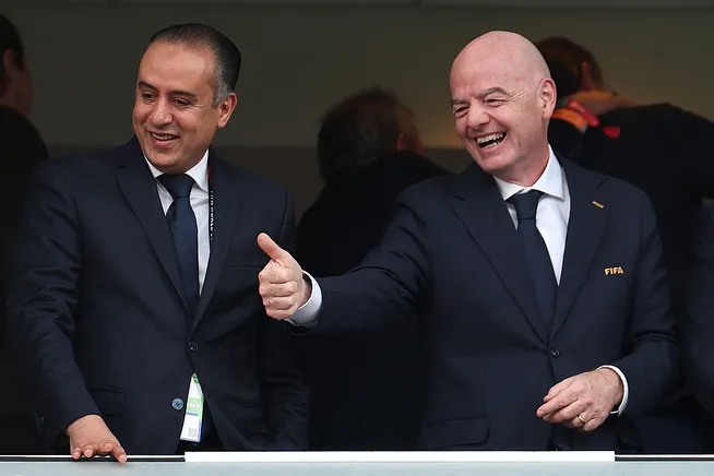 Infantino está maravillado con Messi. | Foto: Getty Images
