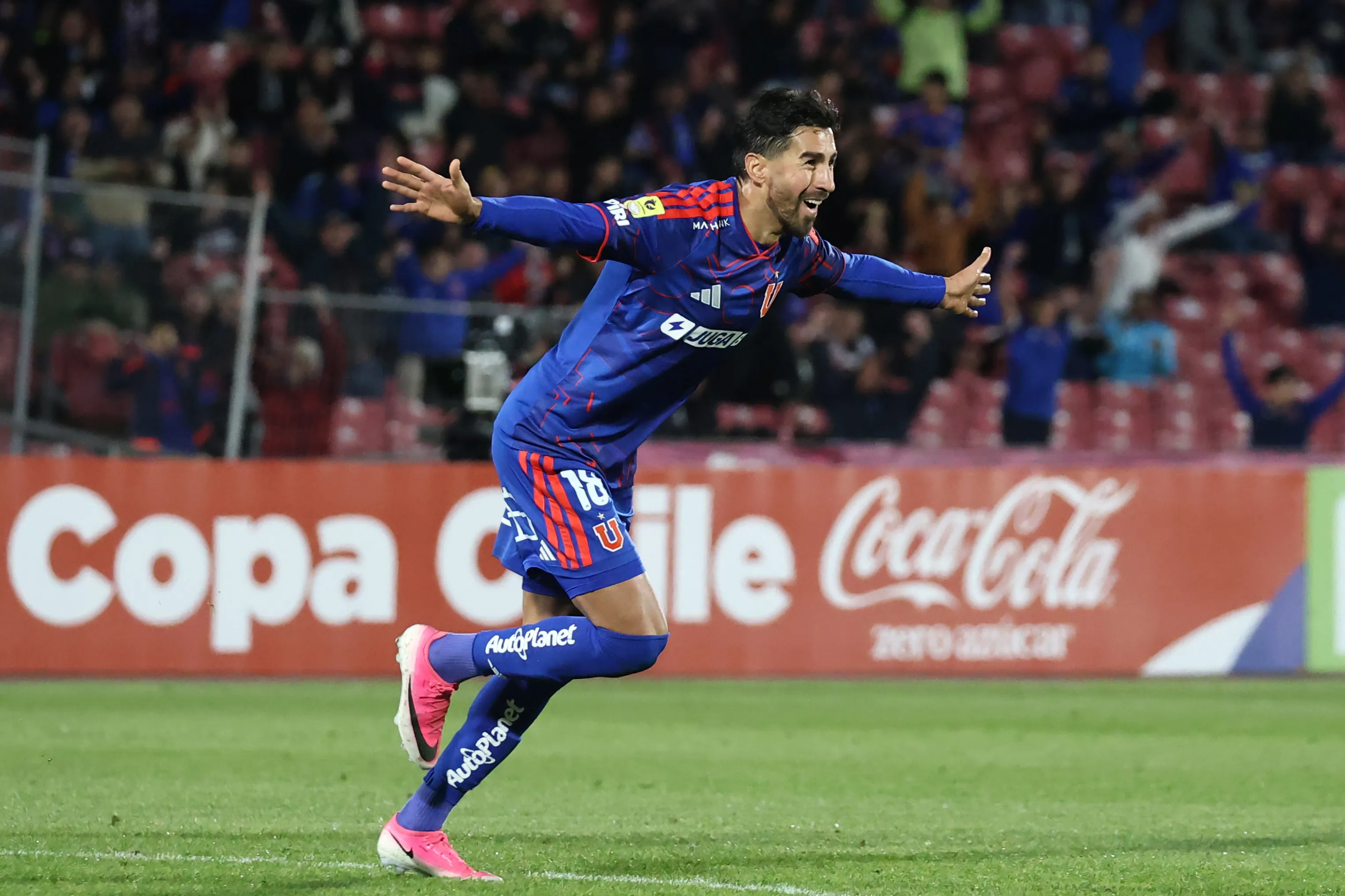 Juan Martín Lucero no convence en Universidad de Chile. (Imagen: Photosport)