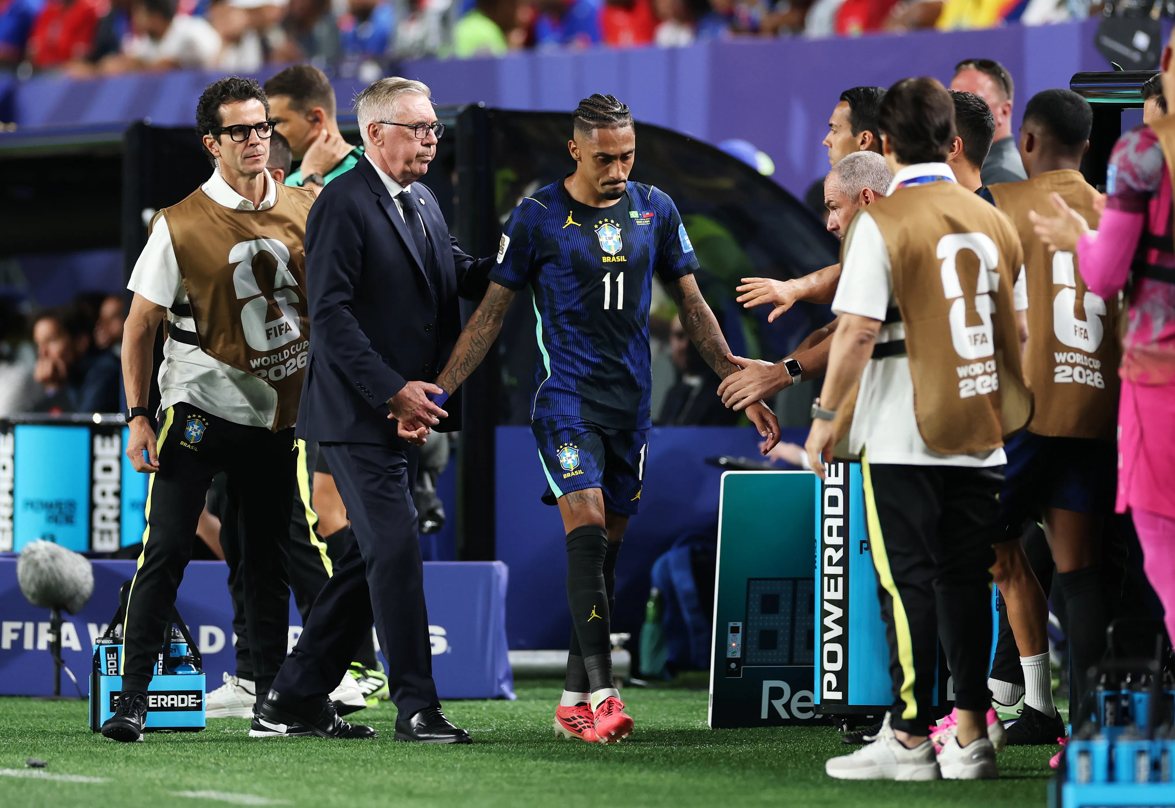 Raphinha no será opción hoy en Brasil | Foto: Getty Images