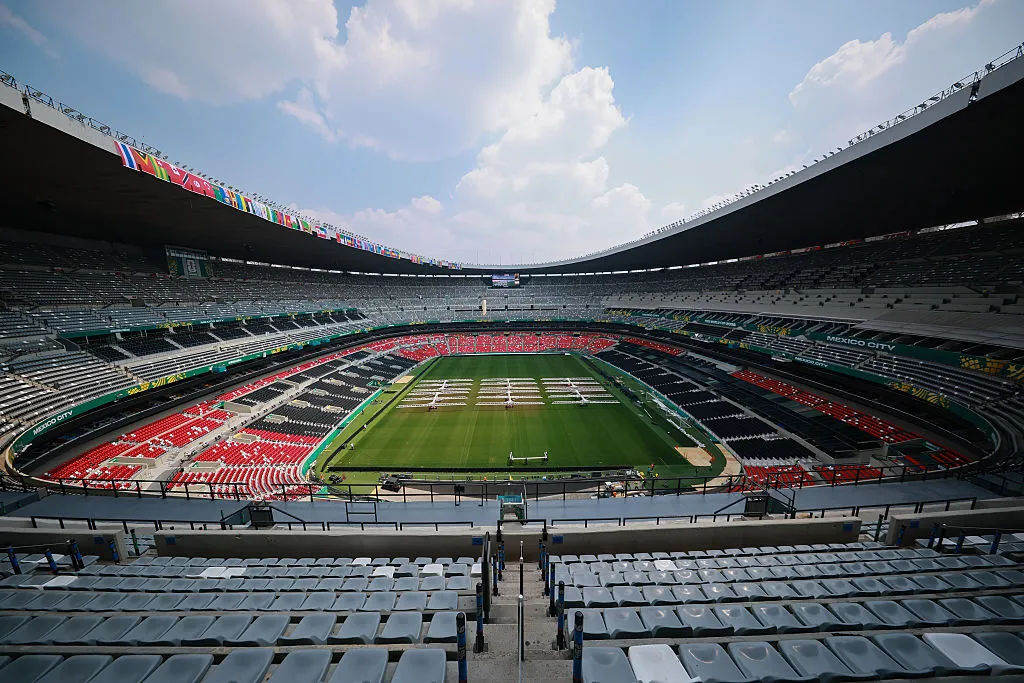 El Estadio Azteca se prepara para una nueva jornada de fiesta. | Foto: Getty Images
