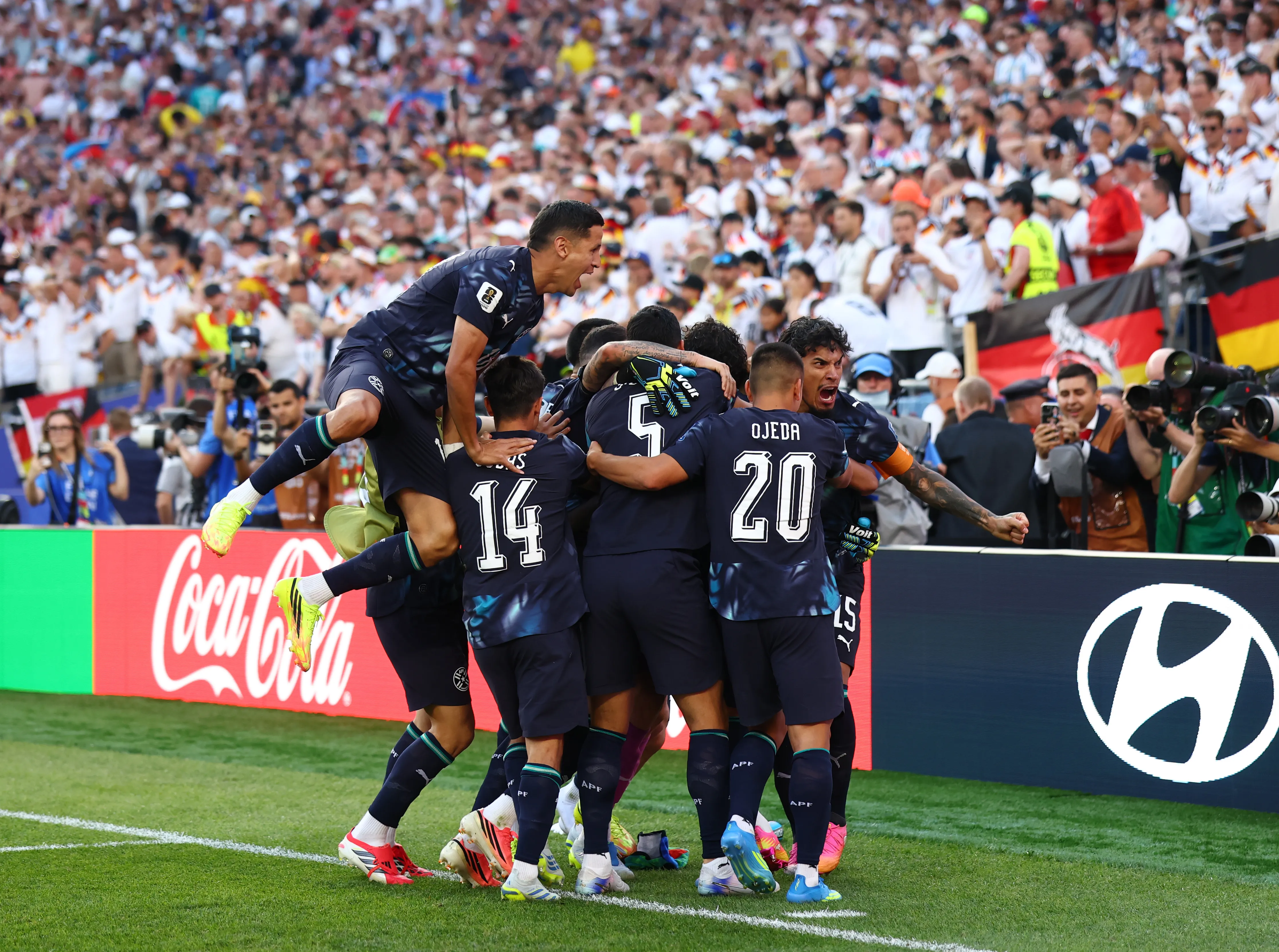 Solabarrieta fue la voz del triunfo de Paraguay ante Alemania en el Mundial 2026 | FOTO: Robert Cianflone/Getty Images