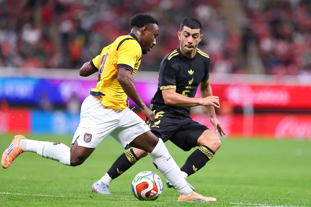 Las tricoleres de México y Ecuador se enfrentan en 16avos del Mundial 2026. (Photo by Simon Barber/Getty Images)