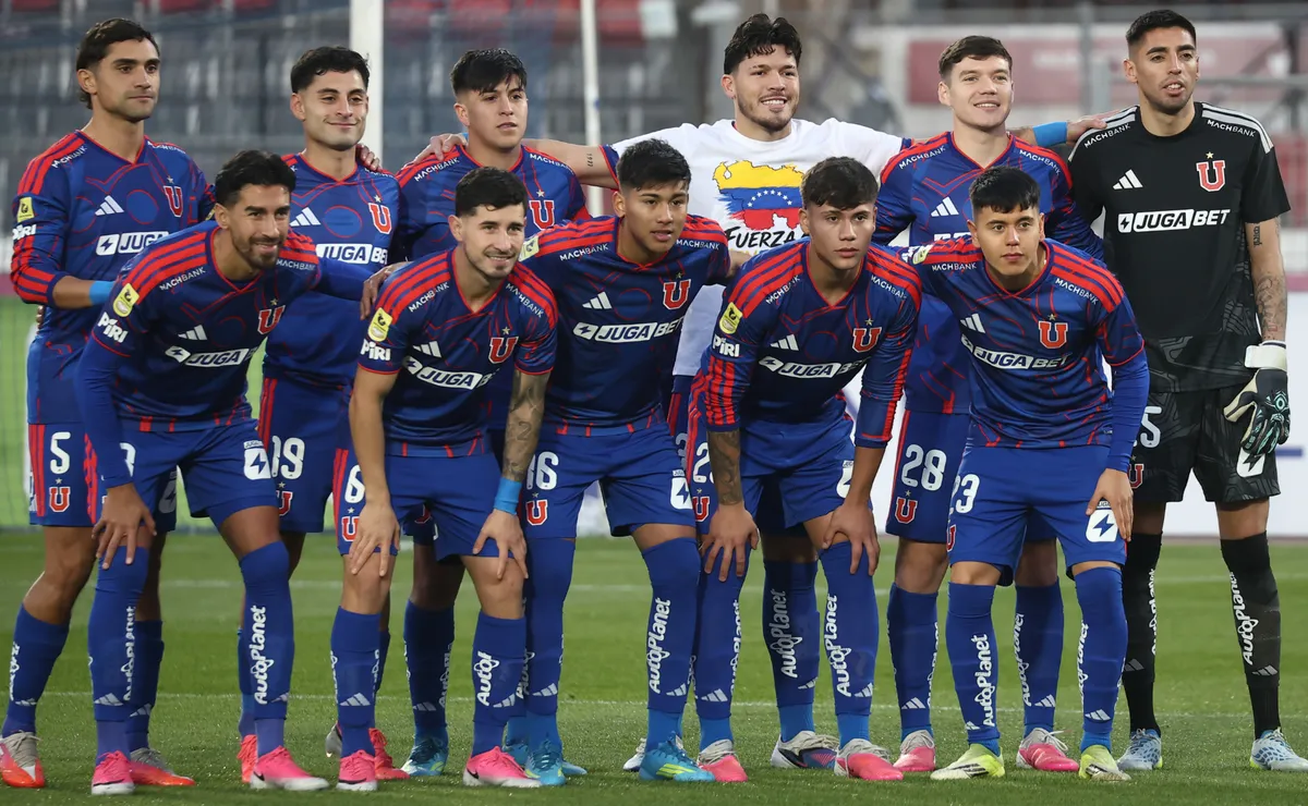 La formación tentativa de Universidad de Chile contra Unión La Calera por Copa Chile